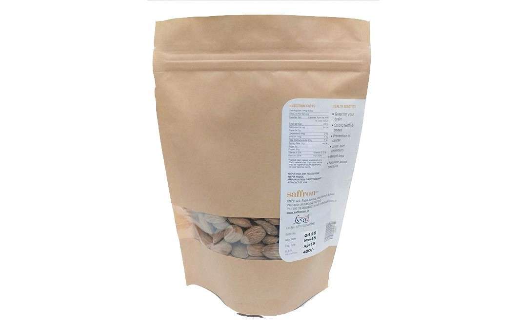 BNuts Almonds, Roasted & Salted    Pack  250 grams